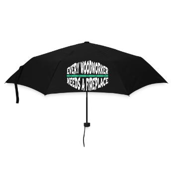 funny quote americas forestry logging - Umbrella (small) - black - Front
