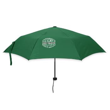 drôle de citation drôle de travail forestier maçon - Parapluie standard - vert bouteille - Devant