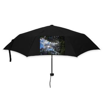 Der schöne Spreewald - Regenschirm (klein) - Schwarz - Vorne