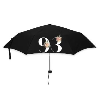 93rd Anniversary Flowers (Gift of 93 years) - Umbrella (small) - black - Front