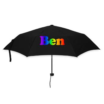 Ben - Regenschirm (klein) - Schwarz - Vorne