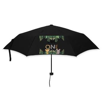 Wild one - Regenschirm (klein) - Schwarz - Vorne