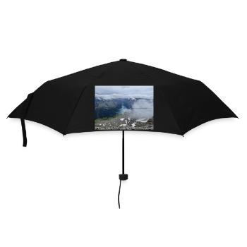 View of the Schlegeis reservoir - Umbrella (small) - black - Front