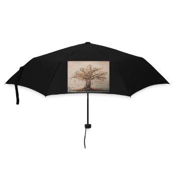 Herbst 2022 - Regenschirm (klein) - Schwarz - Vorne