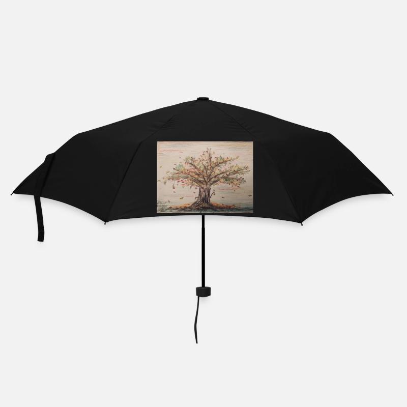 Herbst 2022 - Regenschirm (klein) - Schwarz