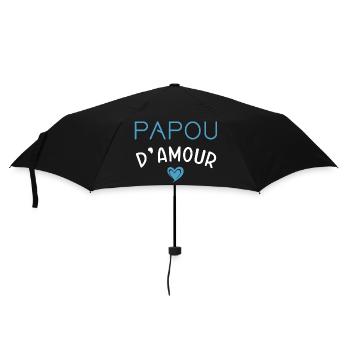 Papou d'amour cadeau original homme papa noël - Parapluie standard - noir - Devant