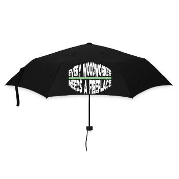 A Charpentiers T-shirts de prière Anniversaire Amateurs - Parapluie standard - noir - Devant