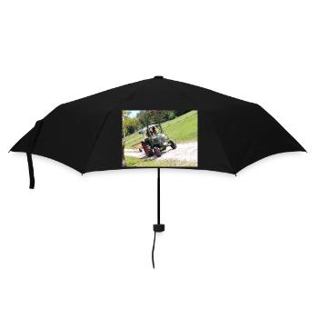 Bulldog IMG 20210722 145905 - Regenschirm (klein) - Schwarz - Vorne