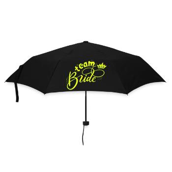 Braut Braut Hochzeit Junggesellenabschied Brautjungfernabschied - Regenschirm (klein) - Schwarz - Vorne