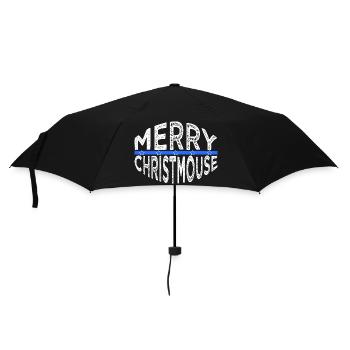 humor wisdom mouse okay cat all modest computer - Umbrella (small) - black - Front