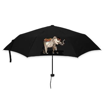 Éléphant - Parapluie standard - noir - Devant
