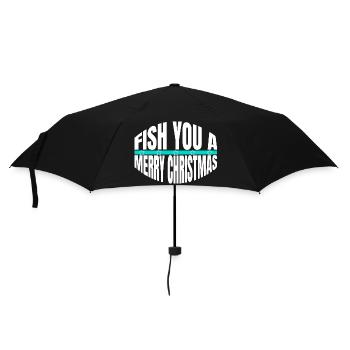 Heureux maladroit présent queue de fée barbe barbe gang - Parapluie standard - noir - Devant