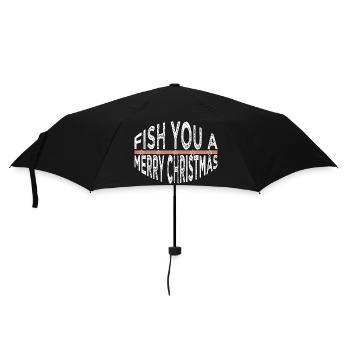 peace symbol birthday present funny sayings geek - Regenschirm (klein) - Schwarz - Vorne
