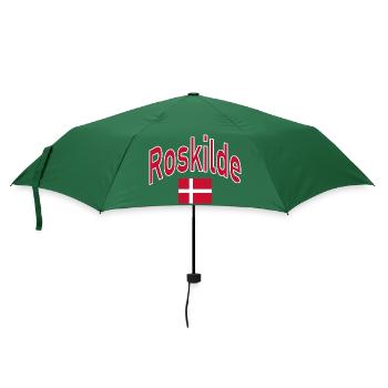Drapeau de Roskilde Danemark - Parapluie standard - vert bouteille - Devant