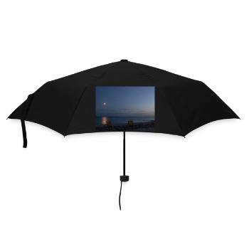 Baltic Sea at night - Umbrella (small) - black - Front