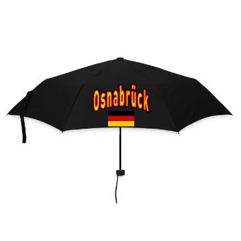 Osnabrück germany flag - Umbrella (small) - black - Front