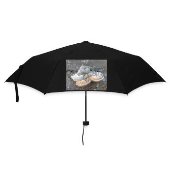 Chirurgenpilz auch Zunderpilz Zunderschwamm - Regenschirm (klein) - Schwarz - Vorne