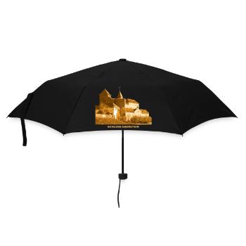 Eberstein Schloss Gernsbach Murgtal Baden-Württemb - Umbrella (small) - black - Front