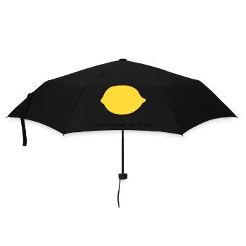Ceci n'est pas un citron - humour - Parapluie standard - noir - Devant