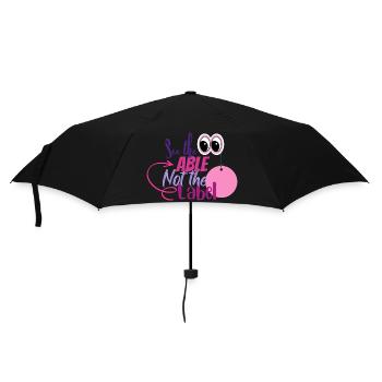See the able not the label - Umbrella (small) - black - Front