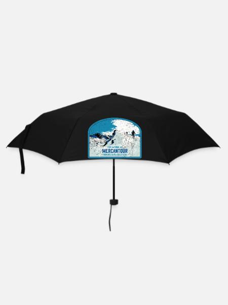 Illustration originale Randonnée Parc Mercantour - Parapluie standard - noir