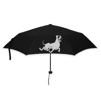 Run for fun - Regenschirm (klein) - Schwarz - Vorne