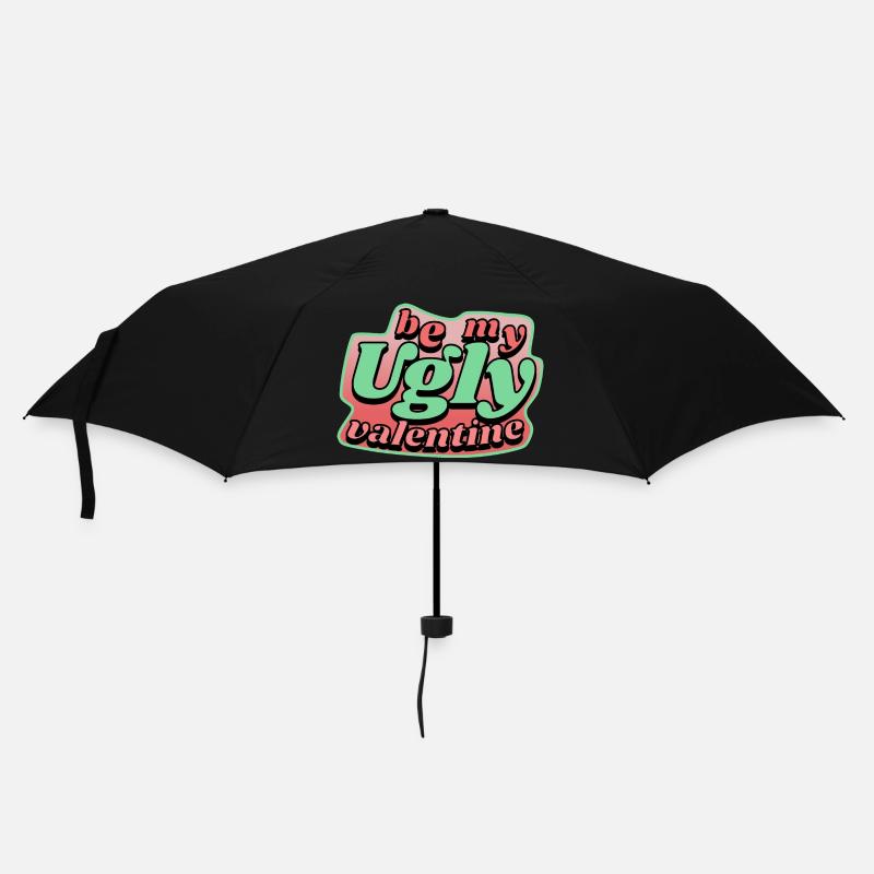 be my ugly valentine - Regenschirm (klein) - Schwarz
