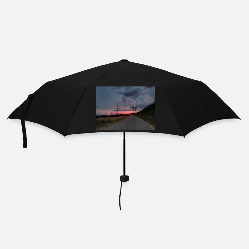 Setting sun - Umbrella (small) - black