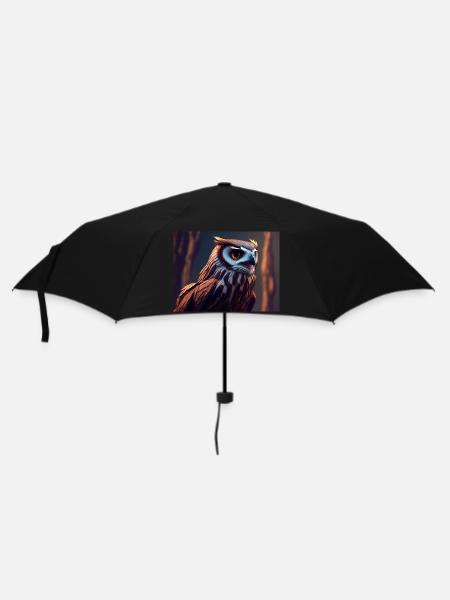 Hedwig's Friend Mystical Owl - Umbrella (small) - black