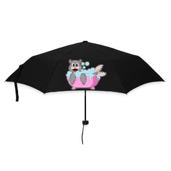 Baignoire de bain à sceller - Parapluie standard - noir - Devant