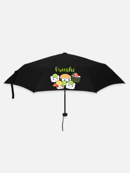 Frushi Sushi - Regenschirm (klein) - Schwarz