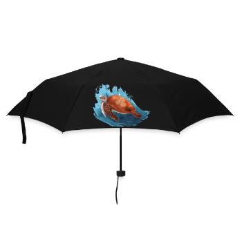 Tortue - Parapluie standard - noir - Devant
