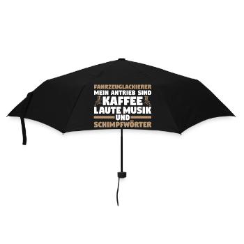 Lackierer Kaffee Autolackierer Fahrzeuglackierer - Regenschirm (klein) - Schwarz - Vorne