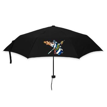 Saufendes Pferd gesp - Regenschirm (klein) - Schwarz - Vorne