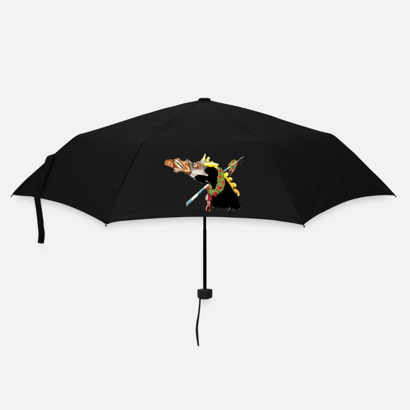 SAUFENDEr Gaul SCHWARZ GELB - Regenschirm (klein) - Schwarz