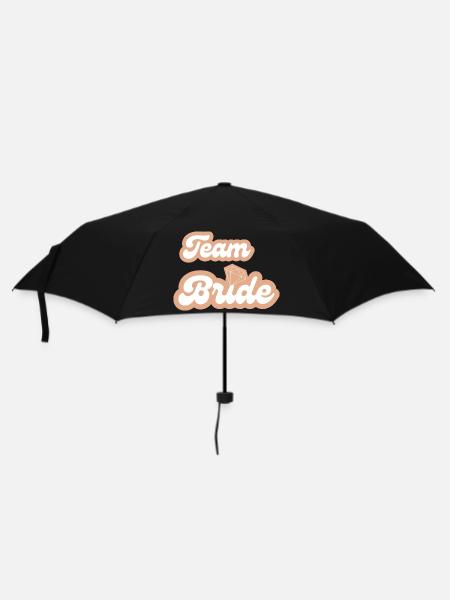 Team bride - Parapluie standard - noir