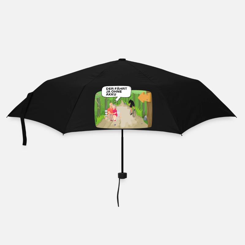AKKULOS - Regenschirm (klein) - Schwarz