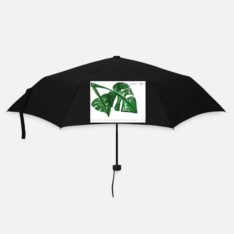 Plant mom Kleidung Accessoires - Regenschirm (klein) - Schwarz