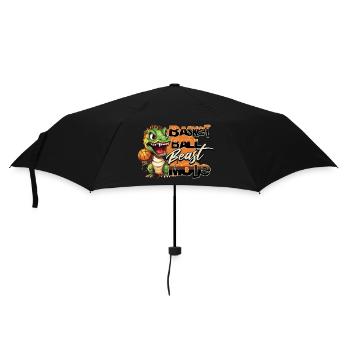 Basketball Dinosaure T-Rex Animal Player Cartoon - Parapluie standard - noir - Devant