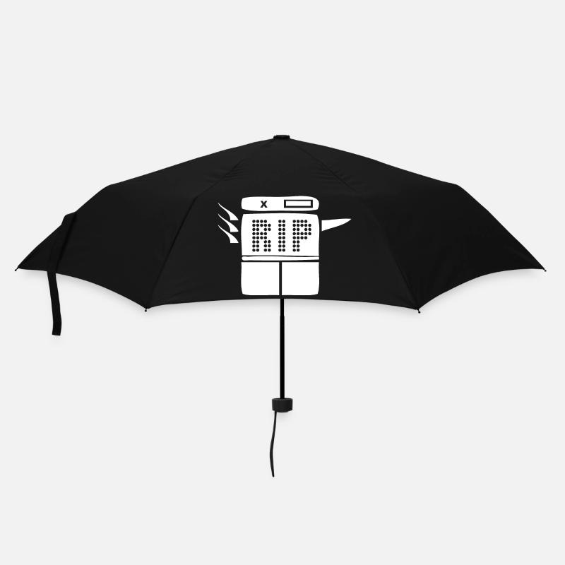 RIP COPIER | Klimawandel Kopien Killen - Regenschirm (klein) - Schwarz