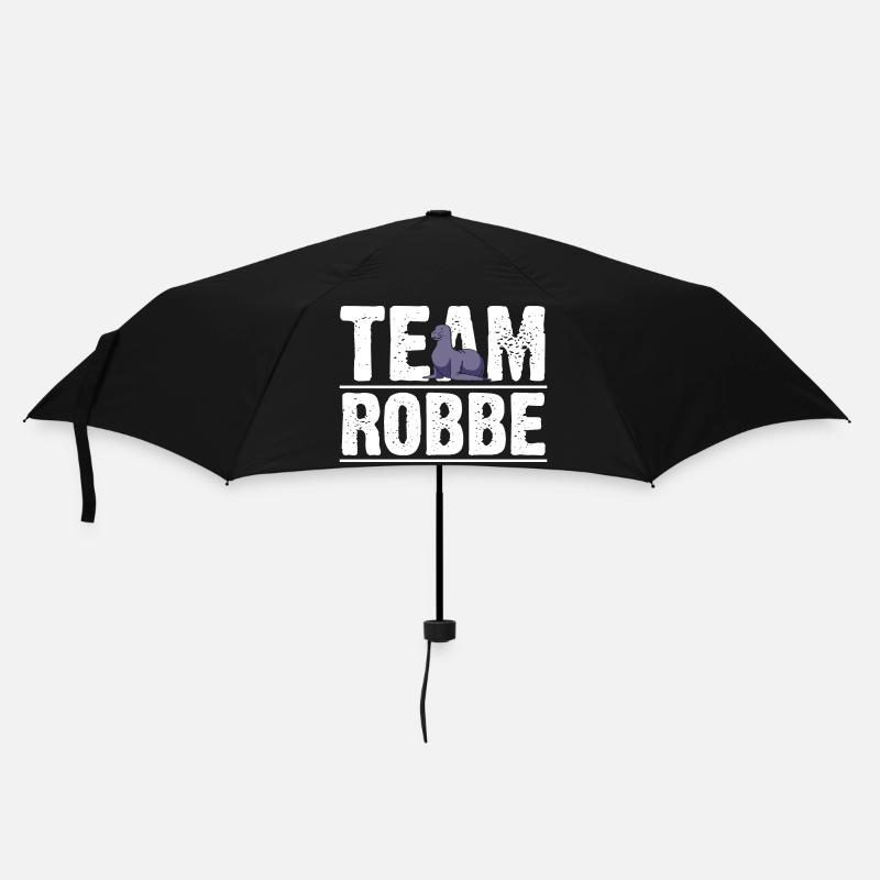 Seehund Seelöwe Robbe - Regenschirm (klein) - Schwarz