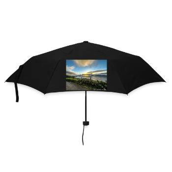 An Irish Sunset - Umbrella (small) - black - Front