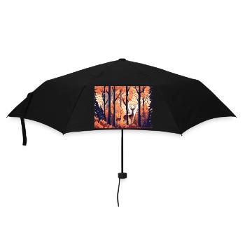 Fall Scenery (Fall Collection #10) - Umbrella (small) - black - Front