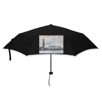 View of St. Mark's Square - Umbrella (small) - black - Front