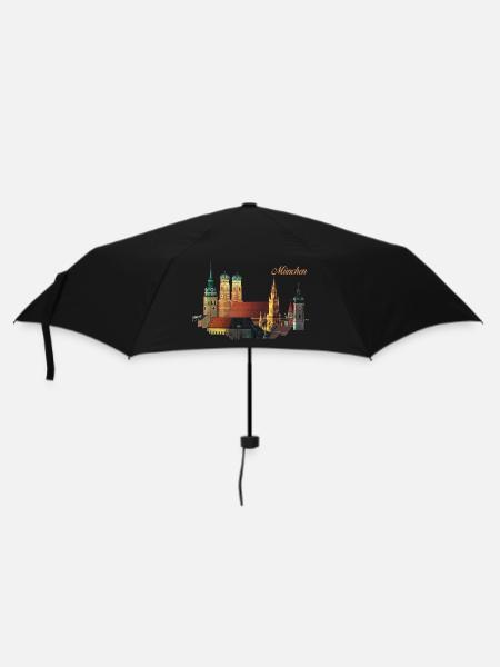 München - Regenschirm (klein) - Schwarz