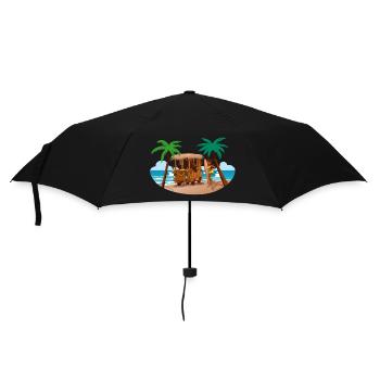 Tiki Combi - Parapluie standard - noir - Devant