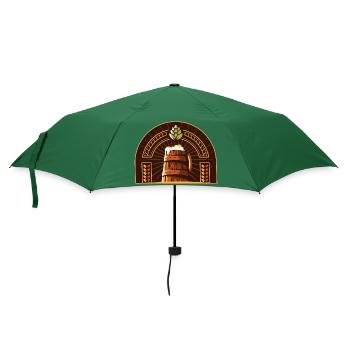 Logo de la bière - Parapluie standard - vert bouteille - Devant