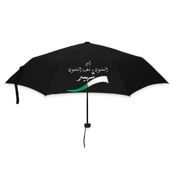 Eine Million Märtyrer - Geschenkidee Algerien - Regenschirm (klein) - Schwarz - Vorne