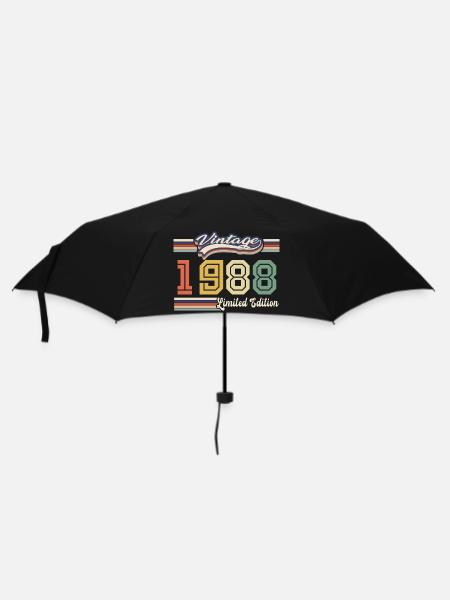 1988 Birthday Gift Awesome Since 1988 Came - Umbrella (small) - black