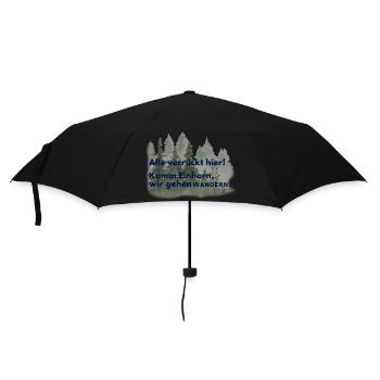 Tous les fous ici - Parapluie standard - noir - Devant